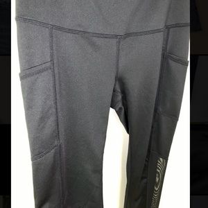 Reebok High Waisted Leggings, Women’s Size S